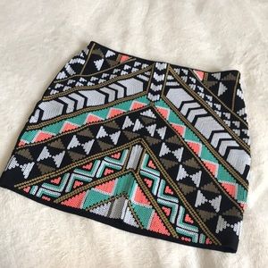 Sequin mini skirt Express size s